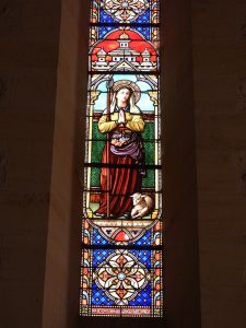 Vitrail 3 de l'église de Pessac-sur-Dordogne